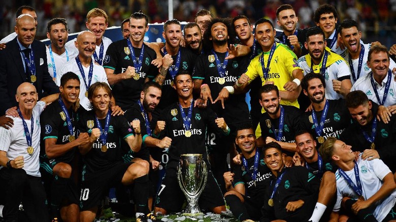 Madrid Lanjutkan Dominasi Klub Spanyol di Piala Super Eropa