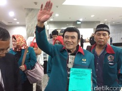 Gugat UU Pemilu, Rhoma Irama Sambangi MK