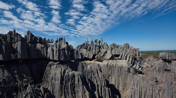Foto: Tebing Bergerigi Bagai di Dunia Lain