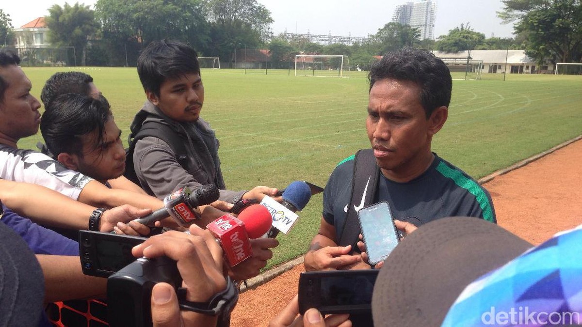 Asisten pelatih timnas Indonesia, Bima Sakti (Foto: Lucas Aditya/detikSport)