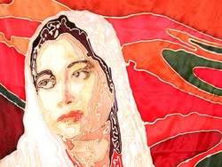 Fatmawati hingga Cut Meutia Dilukis dengan Teknik Gutha Tamarin