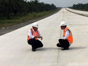 Jokowi Kebut Tol Bakauheni-Terbanggi Besar, Ini Penampakannya