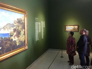 Megawati Kunjungi Pameran Lukisan Kepresidenan di Galeri Nasional