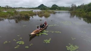 Danau Peninggalan Seorang Pangeran di Kalimantan