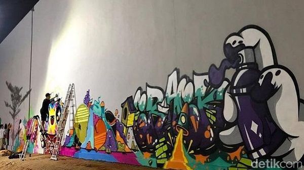 Kalijodo Bersolek Lagi dengan Mural