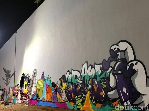 Kalijodo Bersolek Lagi dengan Mural