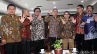 Yudi Latief dan Pimpinan MPR, Bahas Peran UKP Pancasila