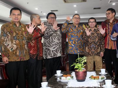 Yudi Latief dan Pimpinan MPR, Bahas Peran UKP Pancasila
