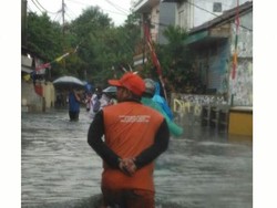Diguyur Hujan Deras, Beberapa Wilayah di Jakarta Tergenang
