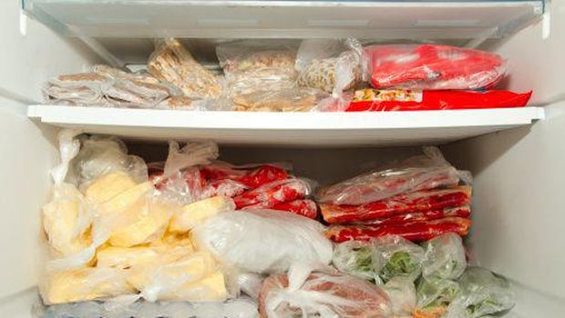 Ilustrasi simpan lauk di freezer