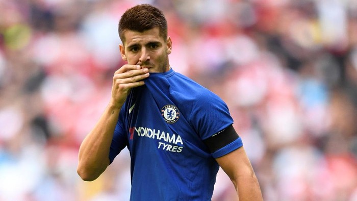 Soccer Football - Chelsea vs Arsenal - FA Community Shield - London, Britain - August 6, 2017   Chelsea’s Alvaro Morata    Action Images via Reuters/Tony O'Brien