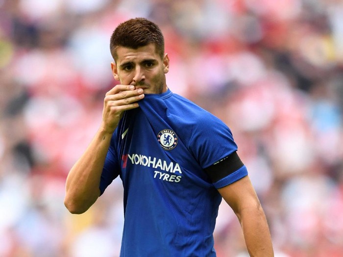 Soccer Football - Chelsea vs Arsenal - FA Community Shield - London, Britain - August 6, 2017   Chelsea’s Alvaro Morata    Action Images via Reuters/Tony O'Brien