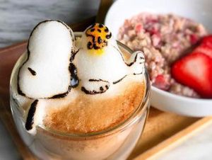 Lucu Banget! Latte Art 3D Minion, Landak dan Beruang Ini Bikin Ngopi Makin Asyik