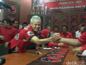 Ganjar-Heru Daftar Bareng di Penjaringan Pilgub Jateng 2018