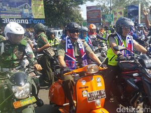 Arema Ultah, Aremania Bareng Kapolresta dan Dandim Napak Tilas
