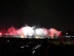 Diresmikan Djarot, Air Mancur Kini Menari dengan Indah di Monas