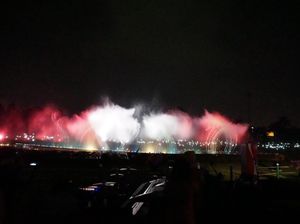 Diresmikan Djarot, Air Mancur Kini Menari dengan Indah di Monas Diresmikan Djarot, Air Mancur Kini Menari dengan Indah di Monas