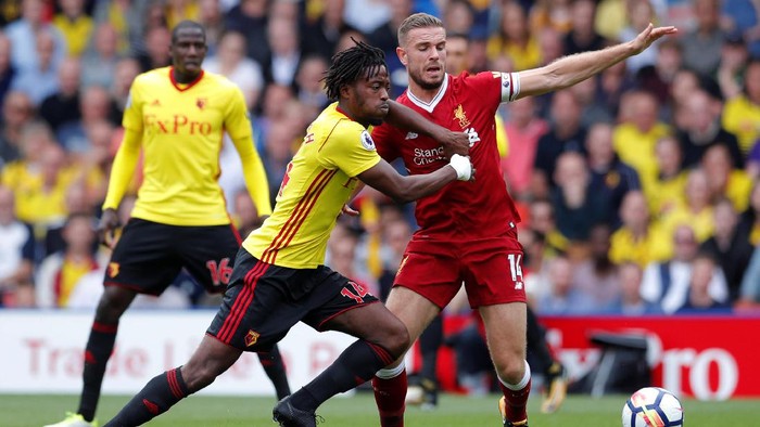 Watford Ungguli Liverpool 2-1 di Babak Pertama