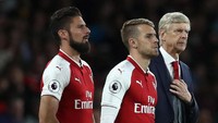 Upaya demi upaya dilakukan Arsenal, tapi tak membuahkan hasil. Perubahan pun dilakukan. Masuknya Aaron Ramsey dan Olivier Giroud jadi penentu. (Foto: REUTERS/Eddie Keogh)