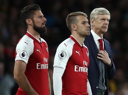 Upaya demi upaya dilakukan Arsenal, tapi tak membuahkan hasil. Perubahan pun dilakukan. Masuknya Aaron Ramsey dan Olivier Giroud jadi penentu. (Foto: REUTERS/Eddie Keogh)