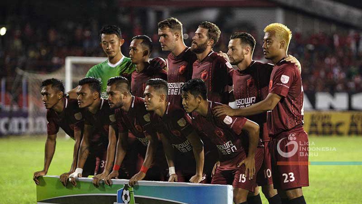 Skuat PSM di sebuah partai Liga 1 (Foto: dok. PT Liga Indonesia Baru)