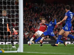 Ramsey langsung bikin gol di menit ke-83. Gol ini menghidupkan semangat Arsenal. (Foto: Shaun Botterill/Getty Images)