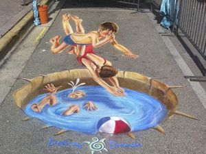 Deretan Lukisan 3D Keren Karya Seniman Jalanan