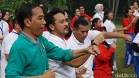 Foto: Keseruan Jokowi Goyang Maumere di Istana Bogor