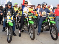 Menteri PUPR Ngetrail di Tol Bawen-Salatiga