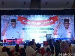 Anies-Sandi Gelar Silaturahmi Akbar Bersama Relawan Pendukung