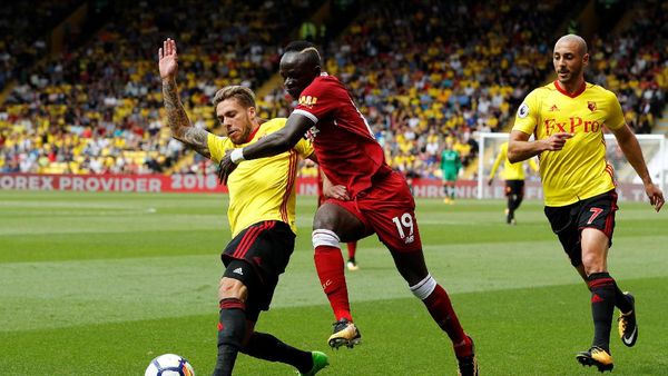 Watford Unggul, Liverpool Unggul... Ujung-ujungnya Tak Ada yang Menang