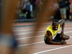 Tangisan Nestapa Usain Bolt di Akhir Karirnya