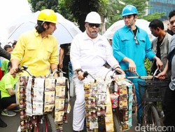 Serunya Cast Warkop DKI Reborn 2 Bagi Kopi Gratis Saat CFD