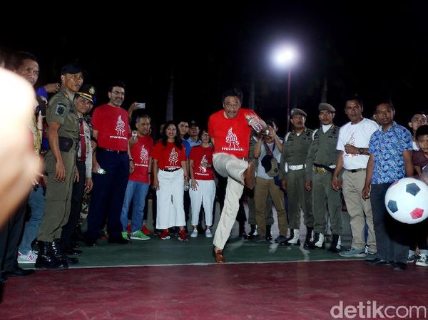Gubernur Djarot Tinjau Fasilitas Monas
