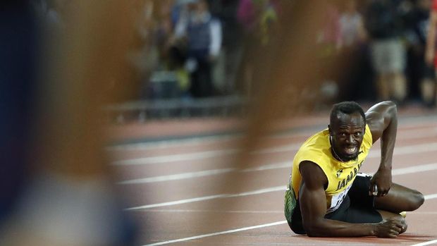 Usain Bolt gagal menutup kariernya dengan manis karena cedera.
