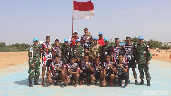 Satgas Indobatt-03 Juara UmumUnamid SWC 2017 di Sudan  
