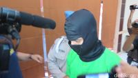 Foto Rio Reifan di Kantor Polisi usai Kembali Tertangkap karena Sabu