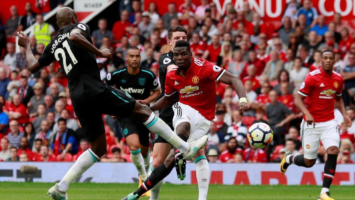 Manchester United menang 4-0 atas West Ham United di pekan pertama Premier League 2017/2018 (Foto: Action Images via Reuters/Jason Cairnduff)
