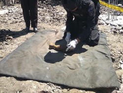 Pekerja Proyek Pembangunan Sekolah Temukan Mortir