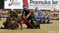 Melihat Gelar Atraksi Pramuka di Raimuna Nasional IX