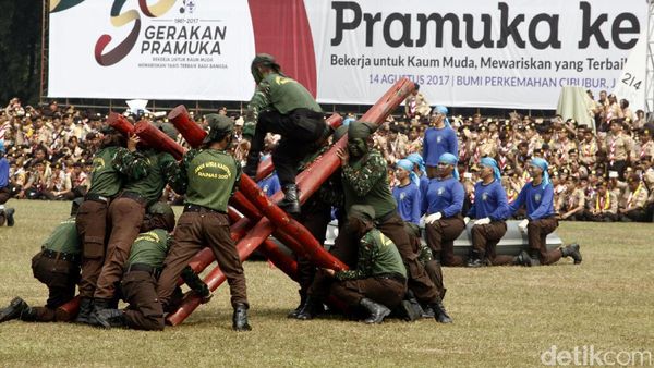 Melihat Gelar Atraksi Pramuka di Raimuna Nasional IX