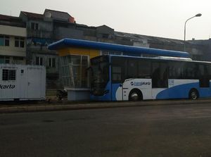 Ada Aksi di Monas, Bus TransJ Koridor 2 Dialihkan