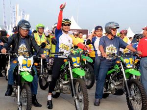Ngeng...!!! Menteri PUPR Ngetrail di Tol Bawen Salatiga