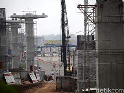 Pembangunan LRT Jabodebek Tahap I Sudah 21,9%