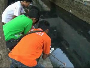 Sesosok Janin Ditemukan Mengapung di Sungai