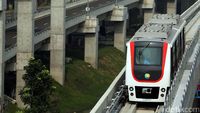 Foto : Begini Penampakan Skytrain Bandara Soekarno-Hatta