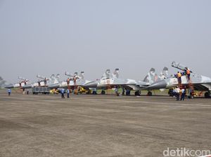 Jelang HUT RI, Sukhoi dan F16 Geladi Resik Flypass di Istana