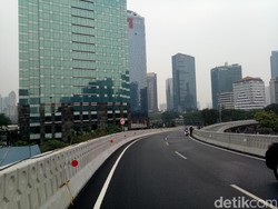 Djarot Tinjau Simpang Susun Semanggi 2 Hari Jelang Peresmian