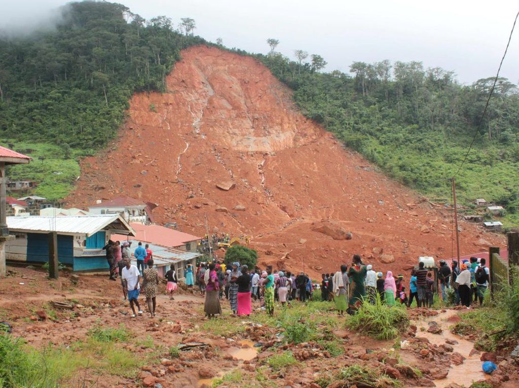 312 Orang Tewas Akibat Banjir dan Longsor di Sierra Leone