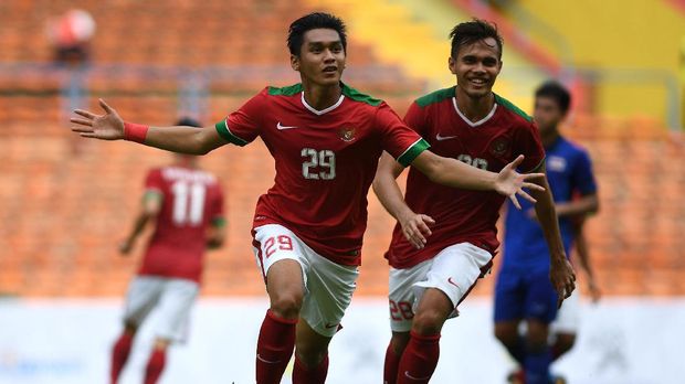 Septian David pernah mencetak gol penyeimbang saat Indonesia U-22 melawan Thailand.